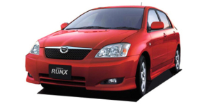 Коврики в салон (2 ряда) Toyota Runx (правый руль) 2001-2006