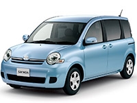 Коврик в багажник Toyota Sienta I (2003-2015) (правый руль)