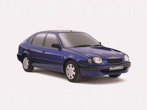 Коврики в салон (2 ряда) Toyota Corolla (E110) 1997-2001 (правый руль)