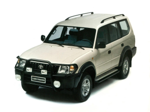 Коврики в салон (2 ряда) Toyota Land Cruiser Prado 90 1996-2003 (правый руль)